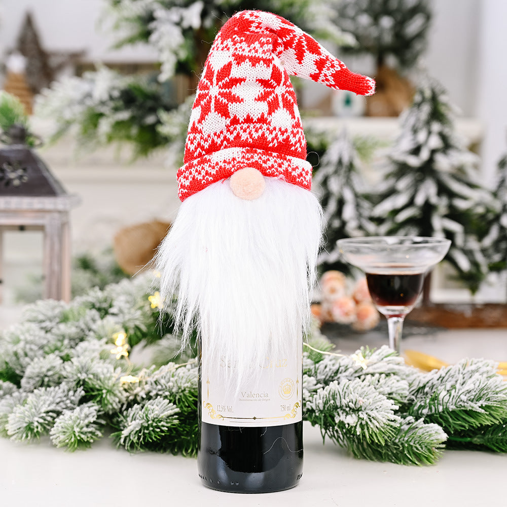 Christmas Wine Bottle Socks – Festive Holiday Decorations