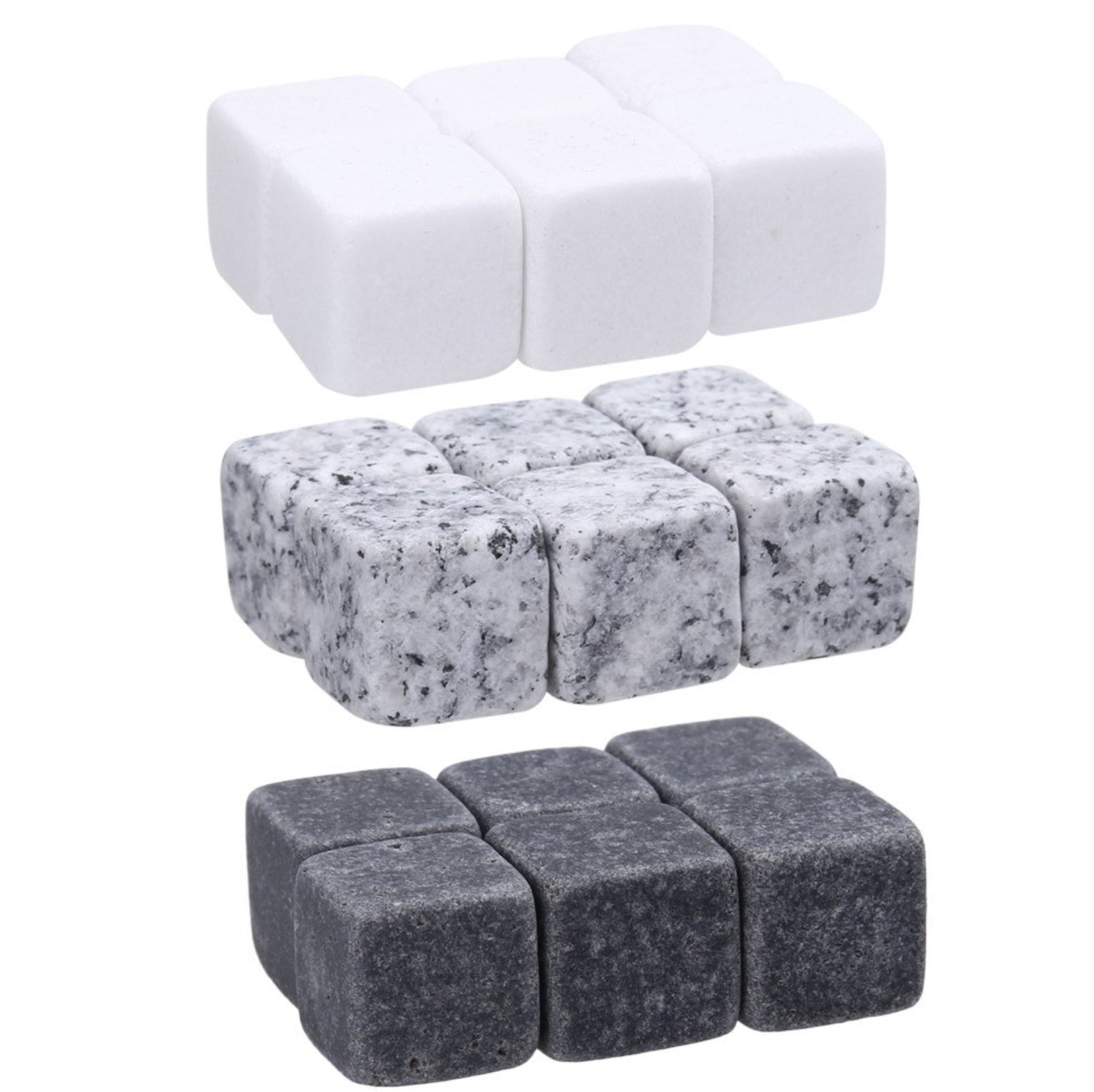 Natural Whiskey Stones – Reusable Chilling Stones for Whiskey, Wine & Cocktails