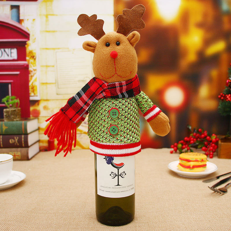Christmas Wine Bottle Socks – Festive Holiday Decorations