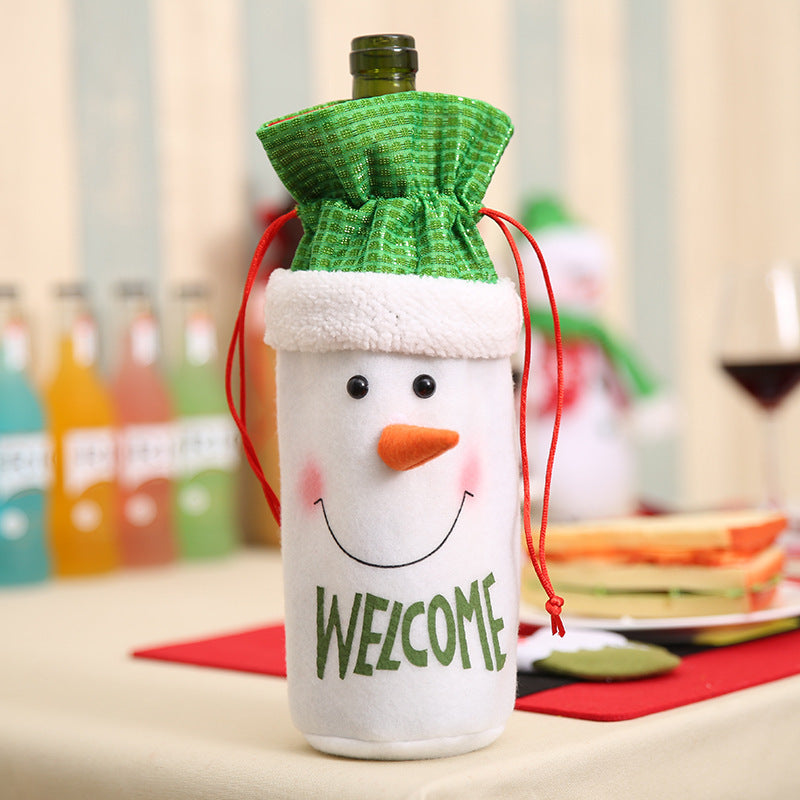 Christmas Wine Bottle Socks – Festive Holiday Decorations