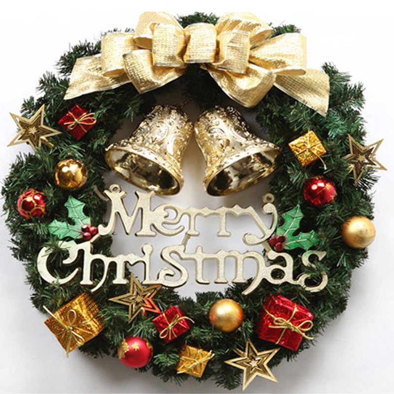 Christmas Ornaments Wreath – 30CM Decorative Holiday Garland | Pixel & Parcel Co.
