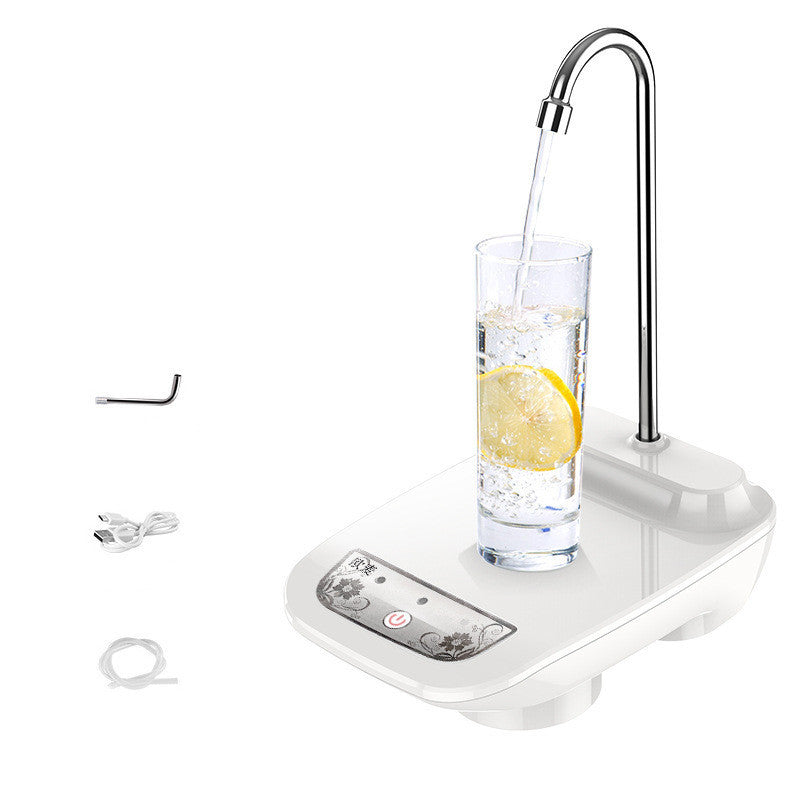 USB Water Dispenser Pump — Quantitative One-Key, With Tray (4W)