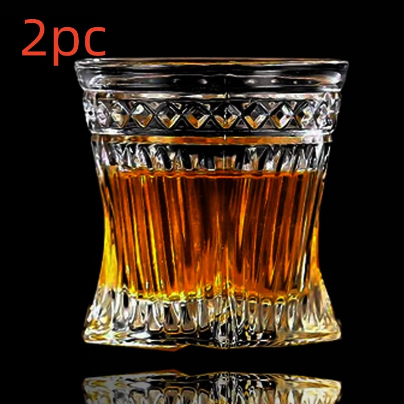 Creative Whiskey Glass – Unique Household Crystal Glass Cup