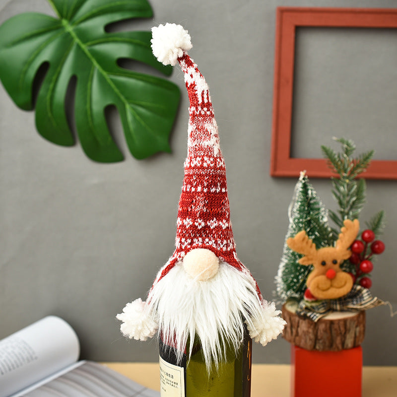 Christmas Wine Bottle Socks – Festive Holiday Decorations