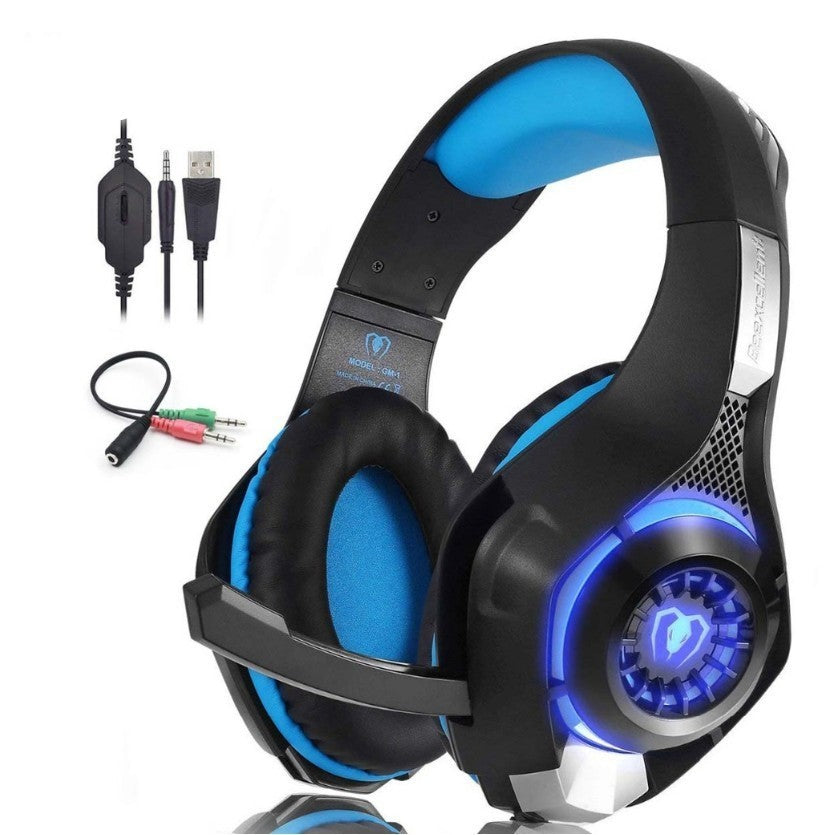 Beexcellent GM-1 Gaming Headset – Over-Ear Headphones with Clear Sound