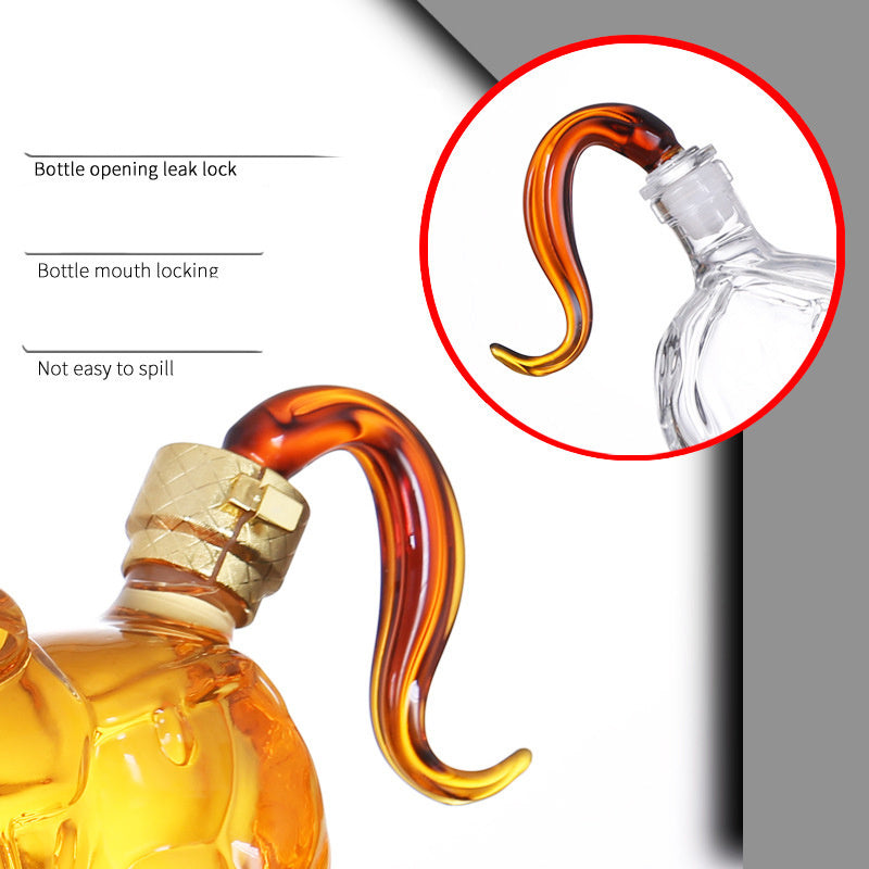 High Borosilicate Glass Craft Wine Bottle – Ginseng & Health Wine Decanter