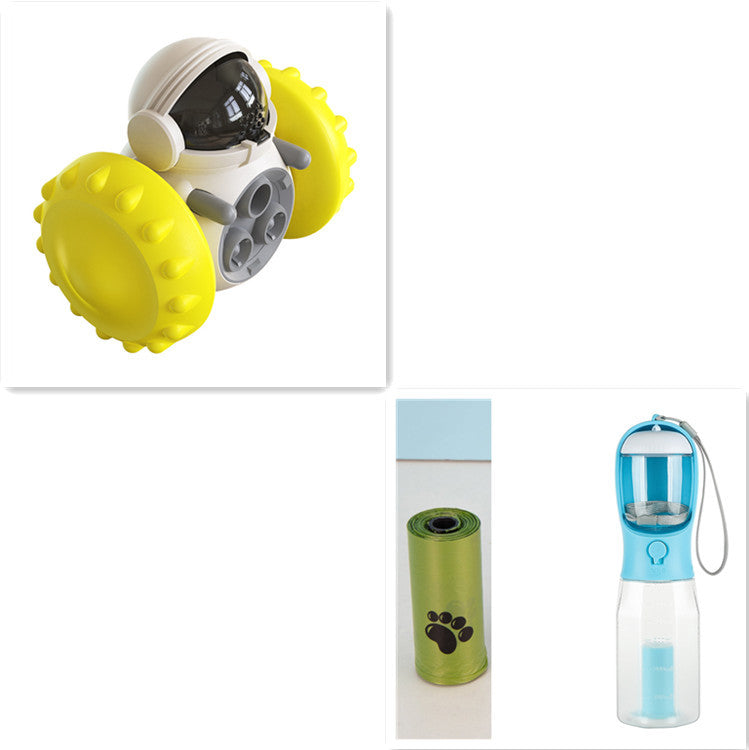 Interactive Balance Car Pet Toy – Slow Food Smart Feeding Toy for Cats & Dogs