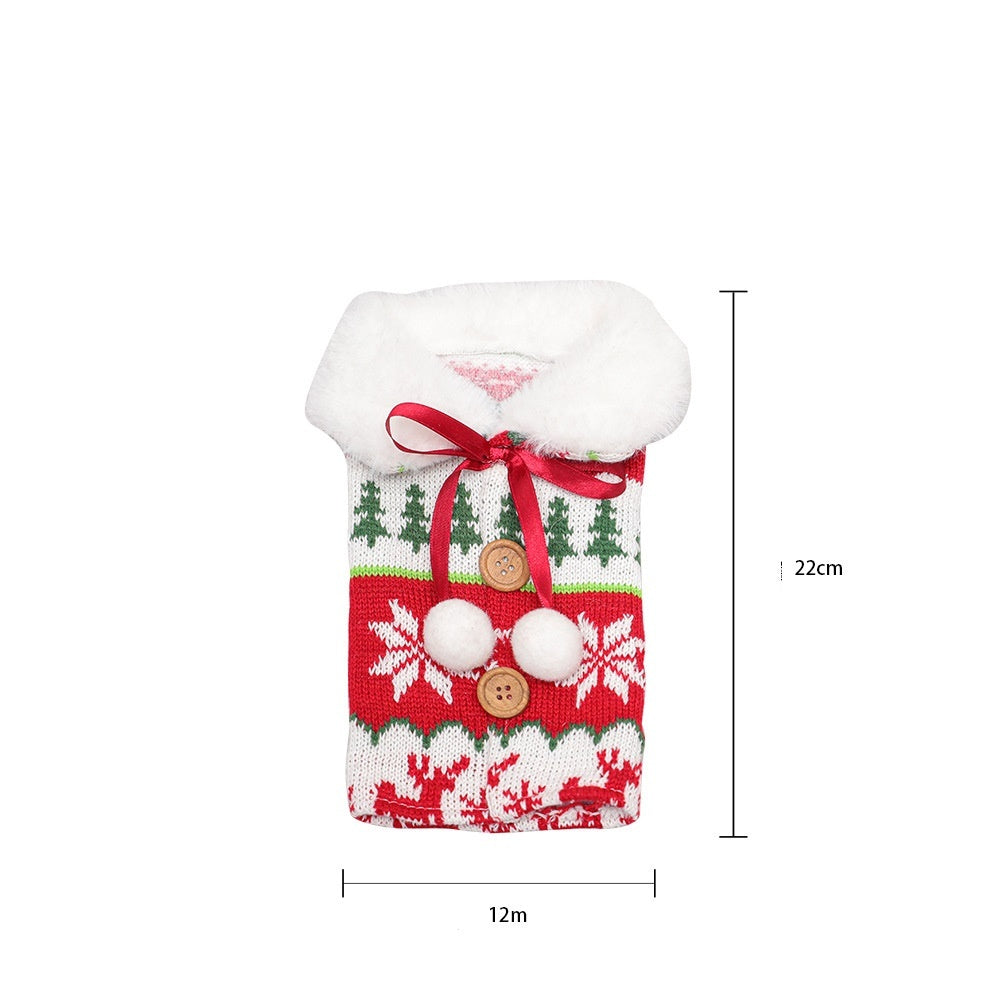Christmas Wine Bottle Socks – Festive Holiday Decorations