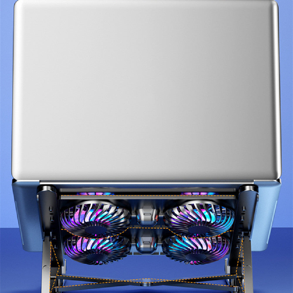 quad fan laptop cooler radiator