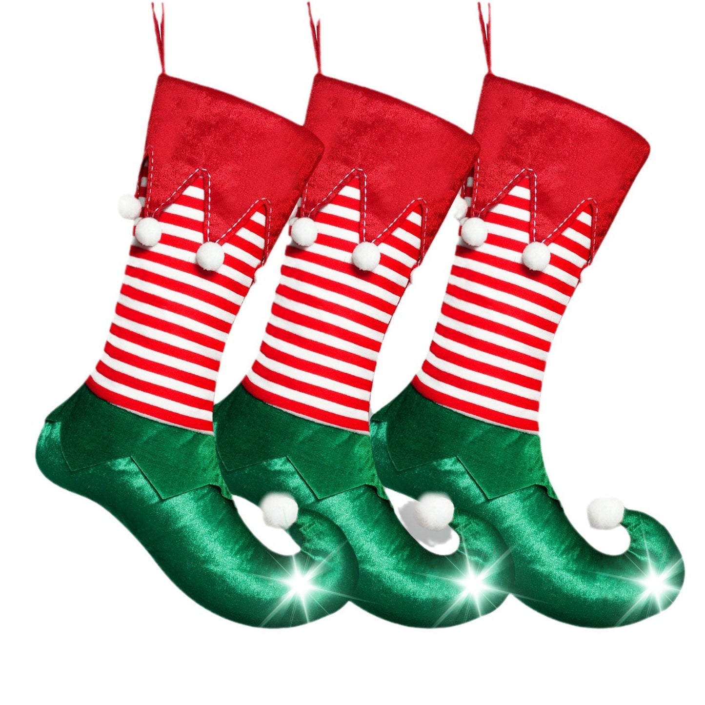 Elf Christmas Stockings – Festive Gift Bag Decoration | Pixel & Parcel Co.