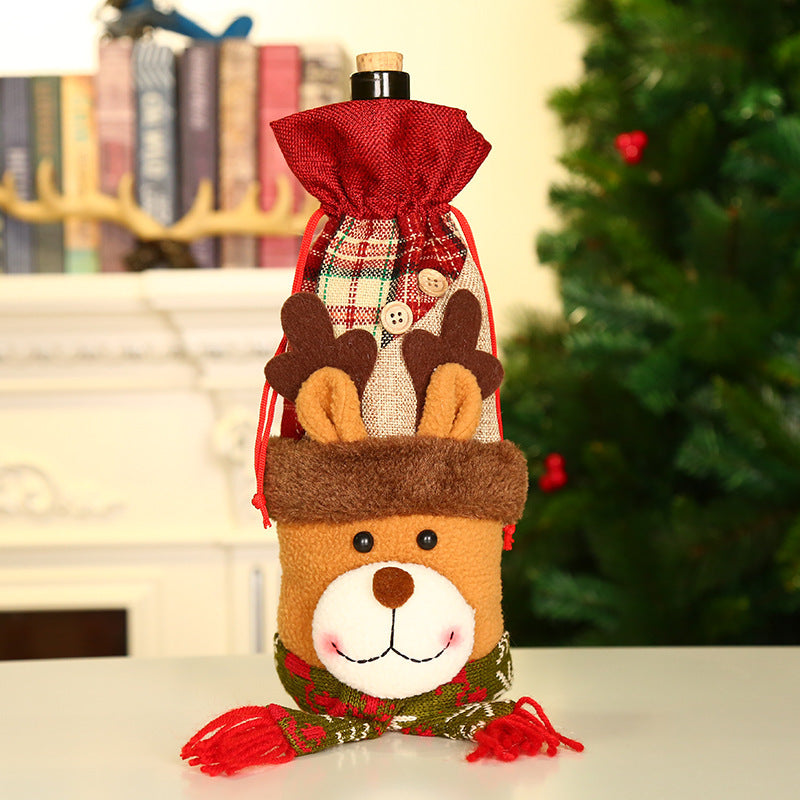 Christmas Wine Bottle Socks – Festive Holiday Decorations