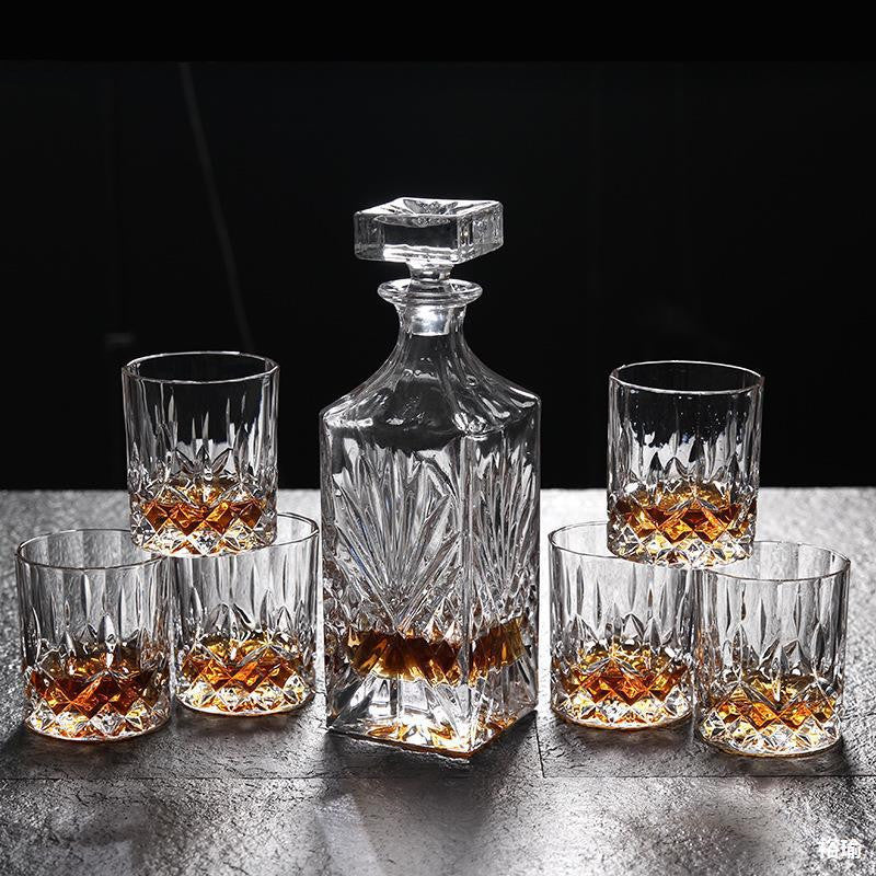 Crystal Whiskey Glass Set – European Style Large Capacity (1000ml+)