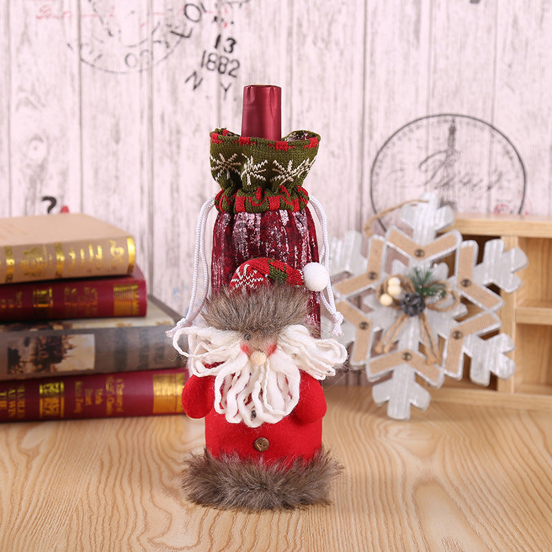 Christmas Wine Bottle Socks – Festive Holiday Decorations