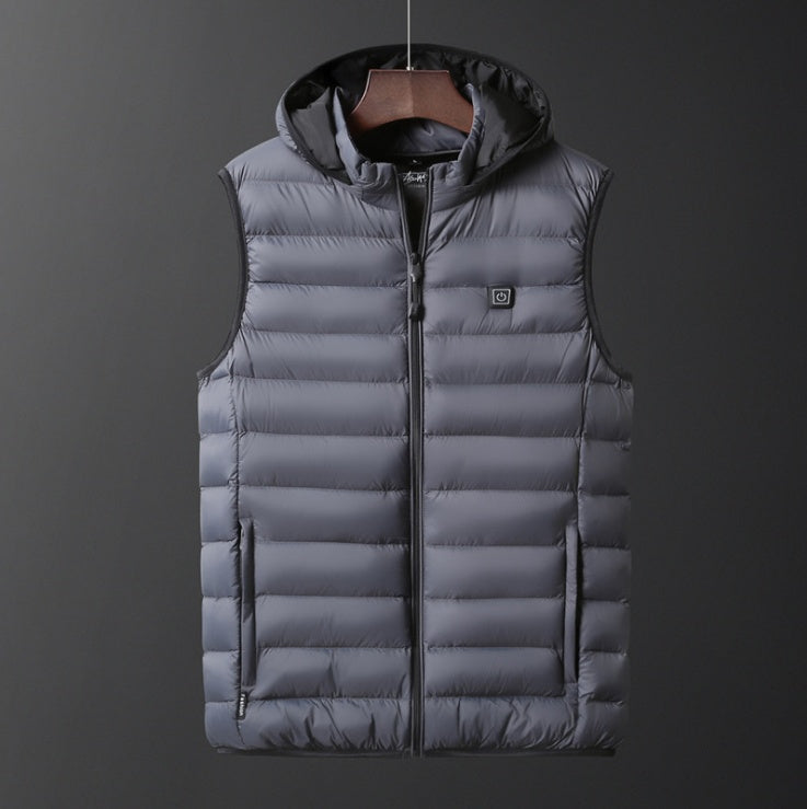 Rechargeable Heated Cotton Vest – Winter Thermal Electric Heating Vest