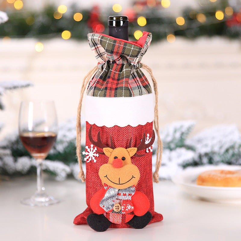 Christmas Wine Bottle Socks – Festive Holiday Decorations
