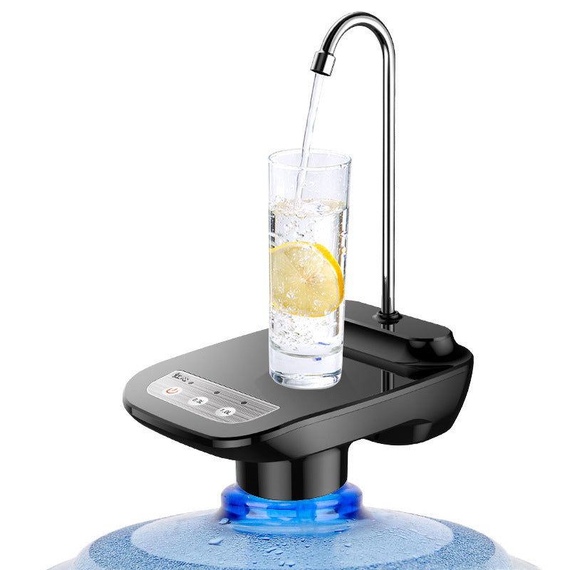 USB Water Dispenser Pump — Quantitative One-Key, With Tray (4W)