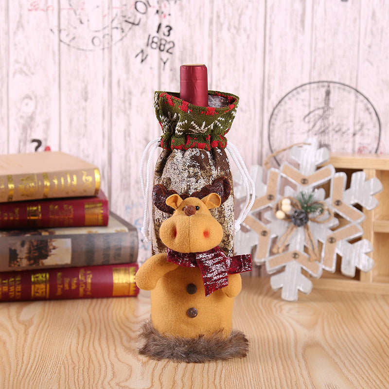 Christmas Wine Bottle Socks – Festive Holiday Decorations