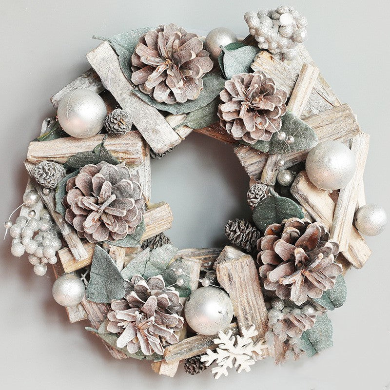 Nordic Porvoo Christmas Garland & Tree – Silver & Red Holiday Decorations | Pixel & Parcel Co.