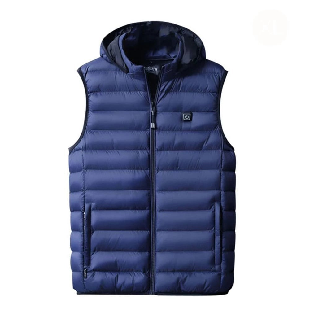 Rechargeable Heated Cotton Vest – Winter Thermal Electric Heating Vest