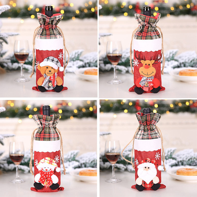 Christmas Wine Bottle Socks – Festive Holiday Decorations