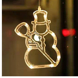 Star String Curtain Lights – LED Christmas Snowman & Tree Holiday Decoration | Pixel & Parcel Co.