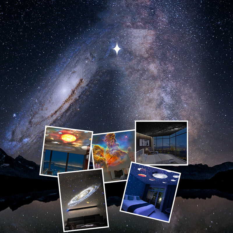 Night Light Galaxy Projector 360° Rotating Starry Sky Planetarium Lamp – Kids Bedroom, Valentines & Wedding Decoration