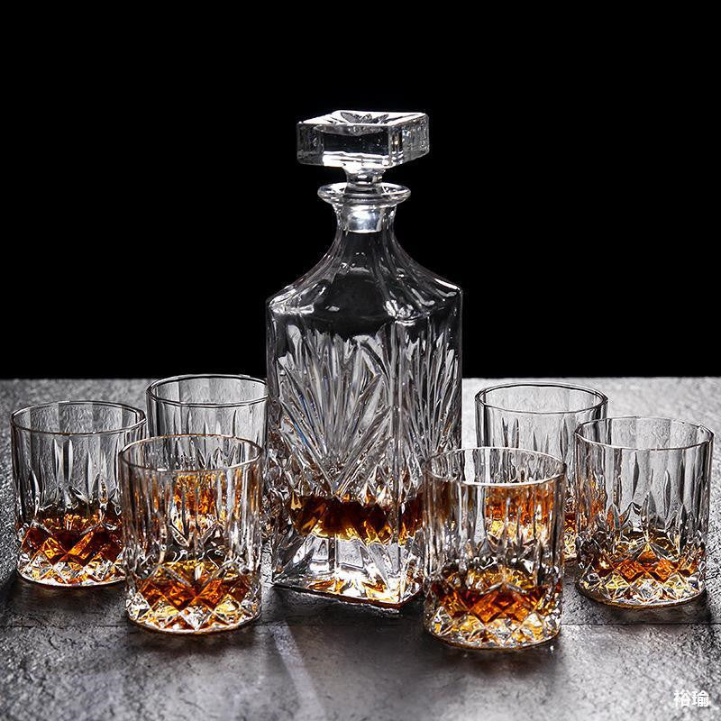 “Crystal Whiskey Glass Set – European Style Large Capacity 1000ml+ Whiskey Glasses”