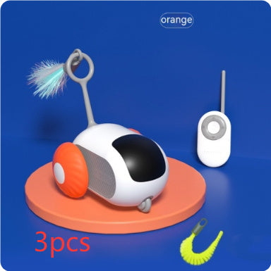 Remote Control Interactive Cat Car Toy – Automatic USB Charging Smart Chasing Toy for Cats