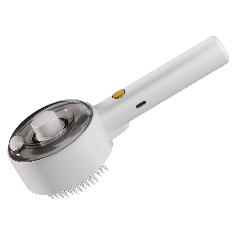 Animal Hair Remover Steam Brush – Self-Cleaning Grooming Brush for Dogs & Cats