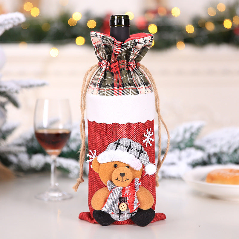 Christmas Wine Bottle Socks – Festive Holiday Decorations