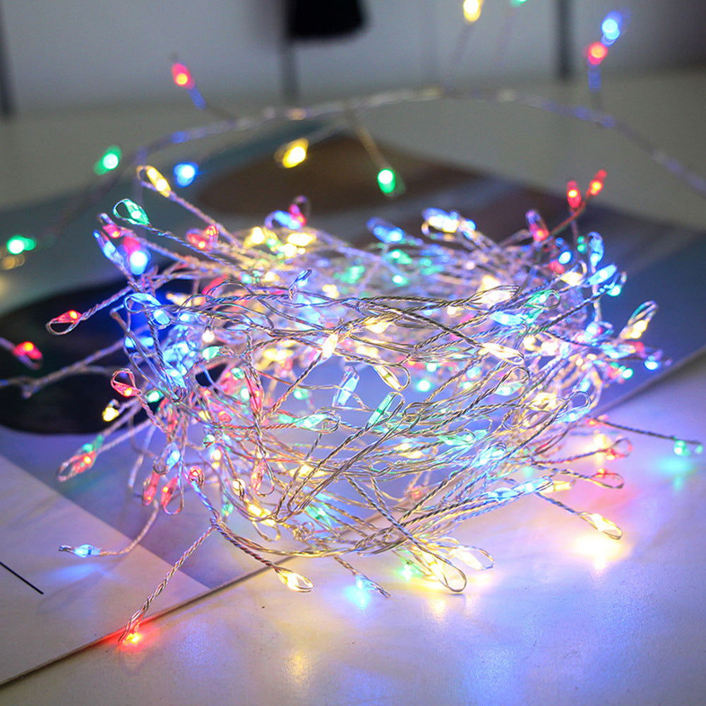LED String Colored Lights – USB Remote Christmas Tree Decorative Lights (3m–12m) | Pixel & Parcel Co.
