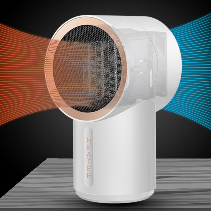 Office Desktop Mini Heater — PTC Ceramic, Quiet & Portable