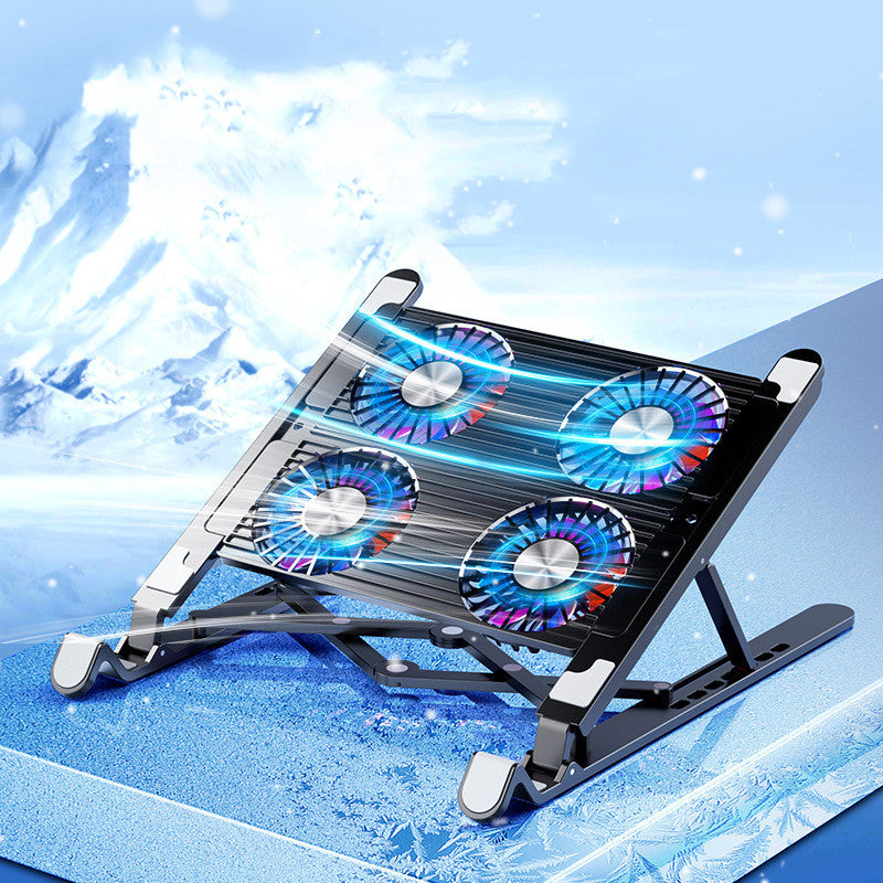 foldable laptop stand cooling radiator