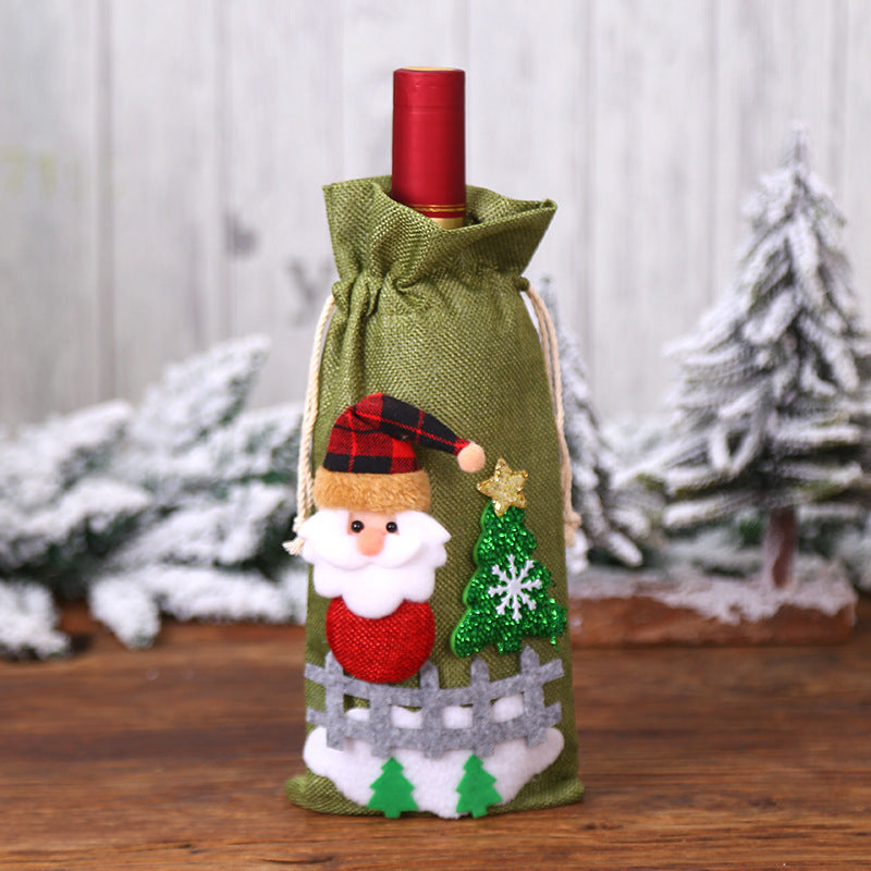 Christmas Wine Bottle Socks – Festive Holiday Decorations