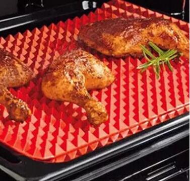 Non-Stick Silicone Pyramid Cooking & Baking Mat – Heat-Resistant Kitchen Gadget