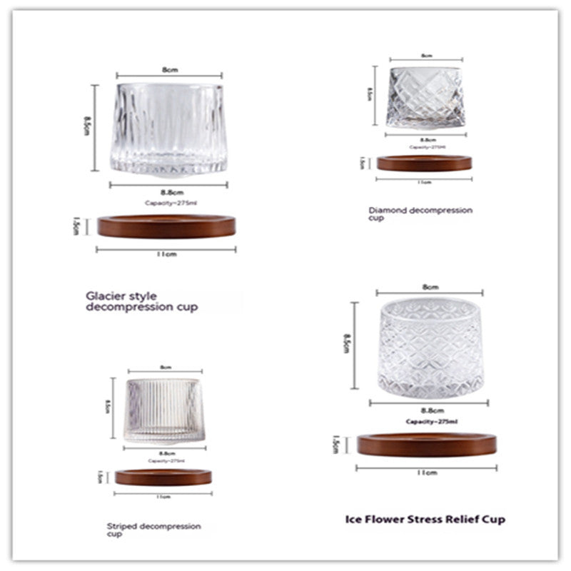 Whiskey Tumbler Glass – Elegant Turning Wine Glass