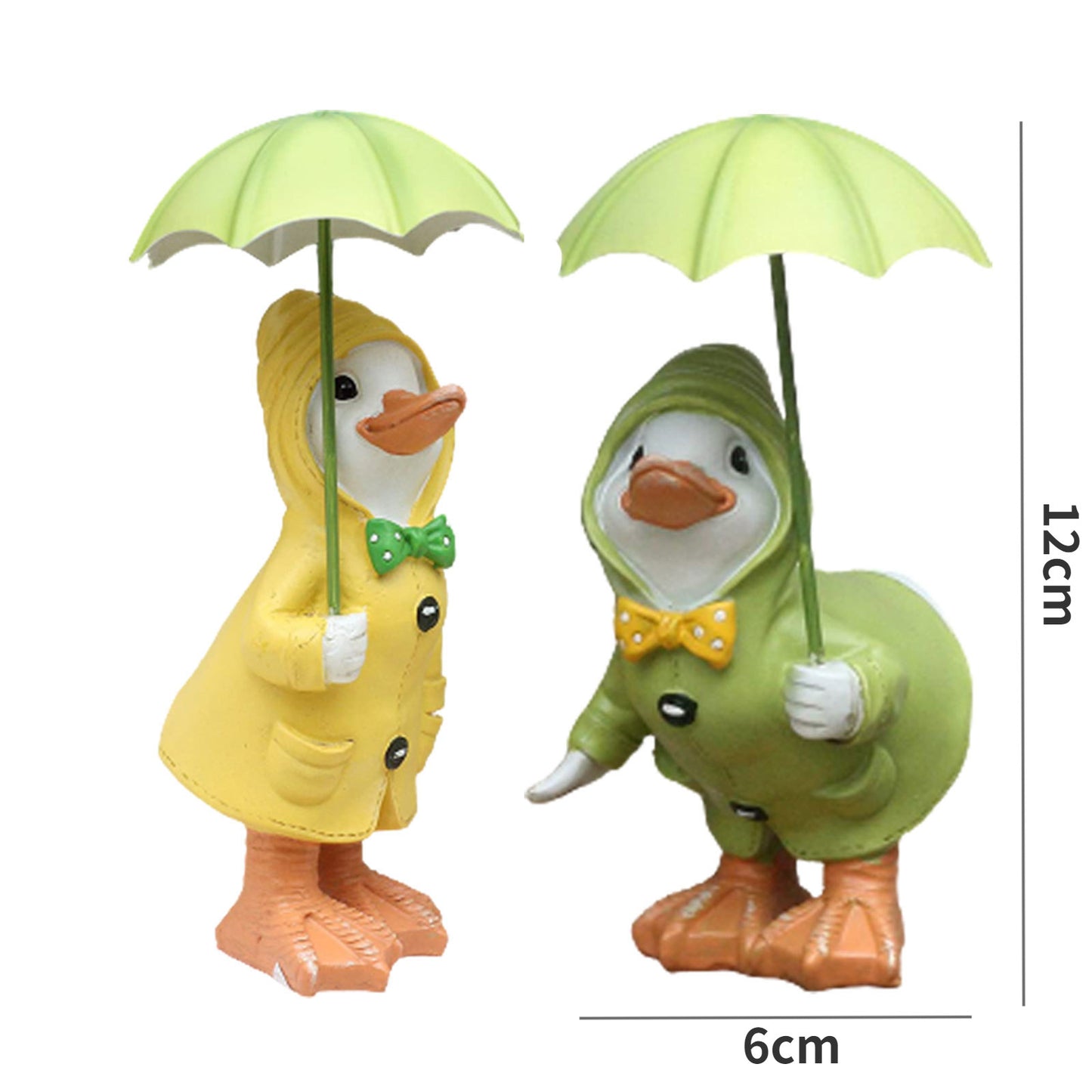 Pair of Duck Garden Decorations – Outdoor Lawn & Yard Ornaments
