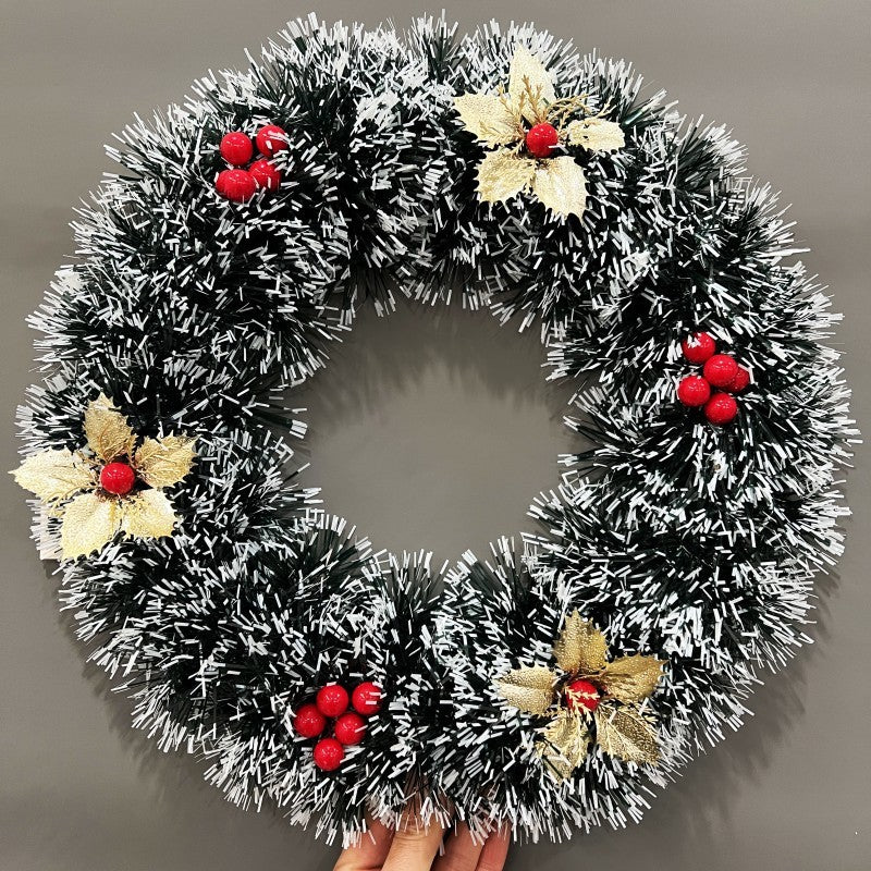 Christmas Festival Wreath – Decorative Door & Window Hanging (Multiple Sizes & Styles) | Pixel & Parcel Co.