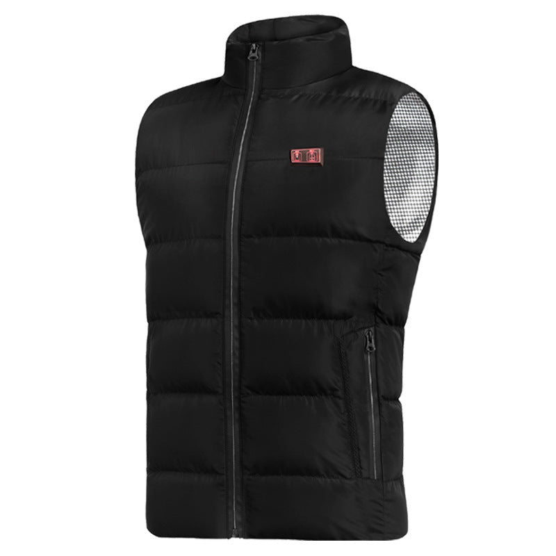 Rechargeable Heated Cotton Vest – Winter Thermal Electric Heating Vest