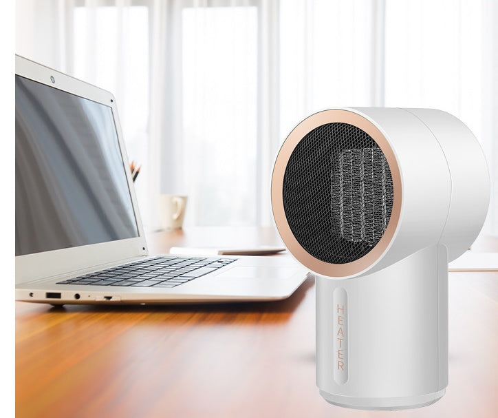 Office Desktop Mini Heater — PTC Ceramic, Quiet & Portable
