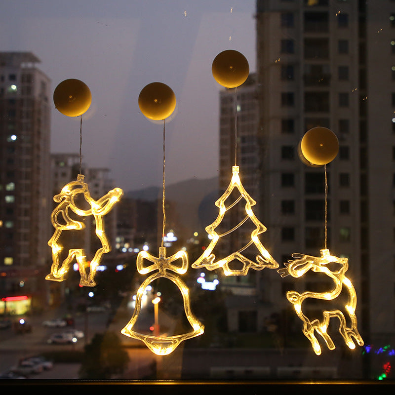 Star String Curtain Lights – LED Christmas Snowman & Tree Holiday Decoration | Pixel & Parcel Co.