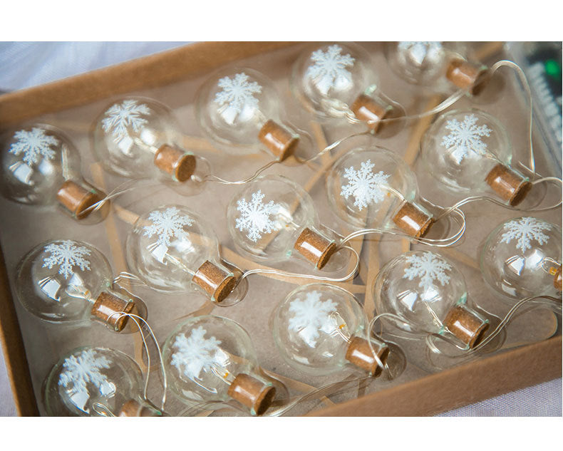 Copper Wire LED String Lights – Nordic Style Christmas Decorations (1m) | Pixel & Parcel Co.