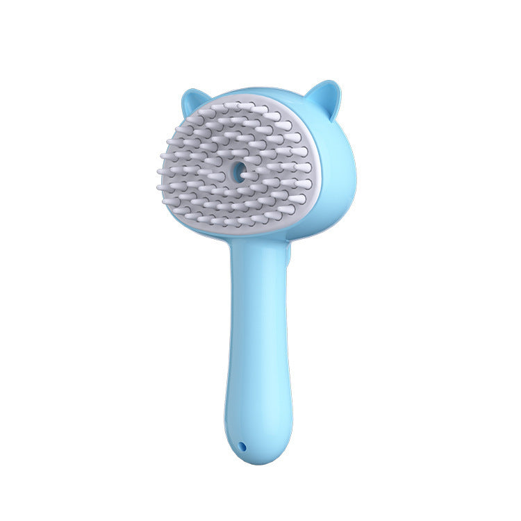 Hair Cleaning Brush with Mist – Rechargeable Self-Cleaning Slicker Brush for Dogs & Cats
