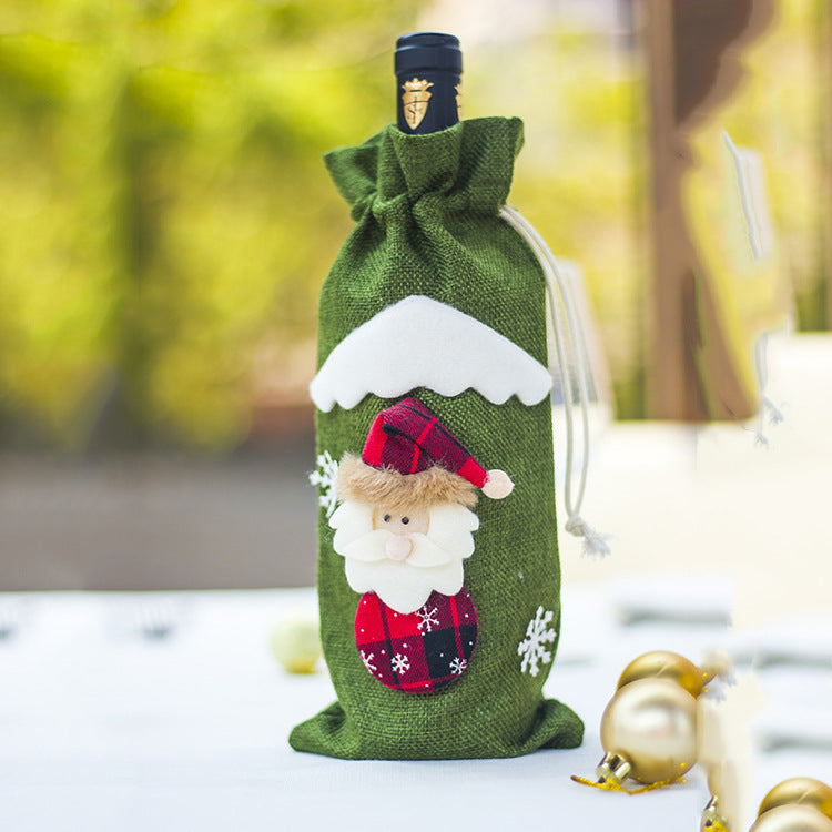 Christmas Wine Bottle Socks – Festive Holiday Decorations