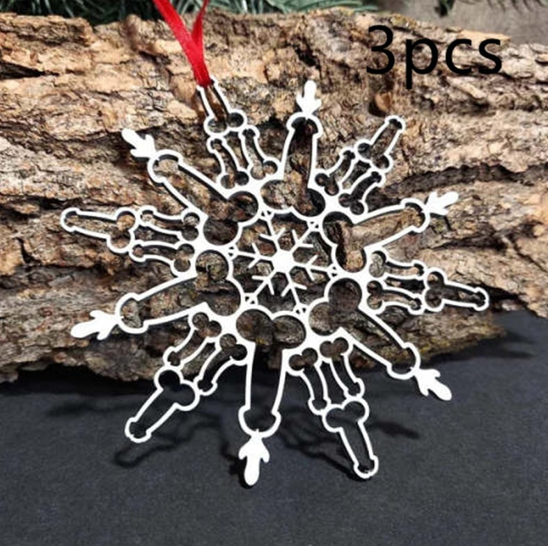 Christmas Tree Snowflake Hanging Pendant – Holiday Decoration Ornament | Pixel & Parcel Co.