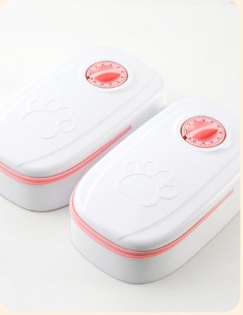 Automatic Pet Feeder – Smart Food Dispenser with Timer & Stainless Steel Bowl for Cats & Dogs