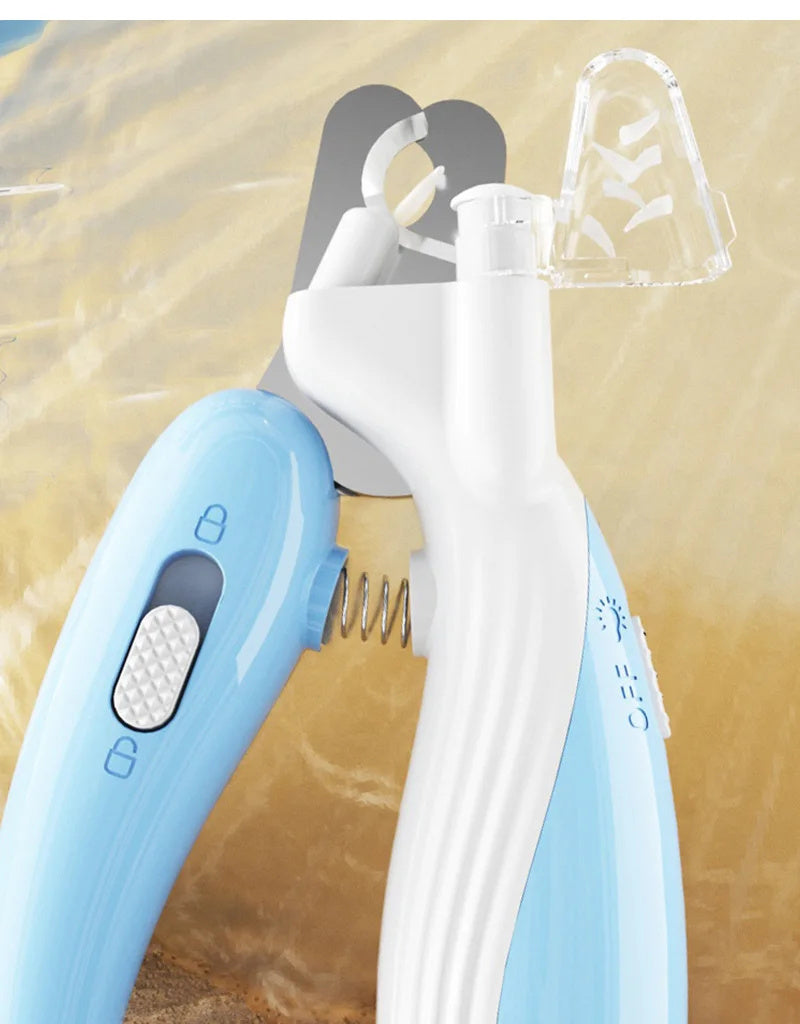 Pet Nail Clippers with LED Light – Electric Dog & Cat Nail Grinder