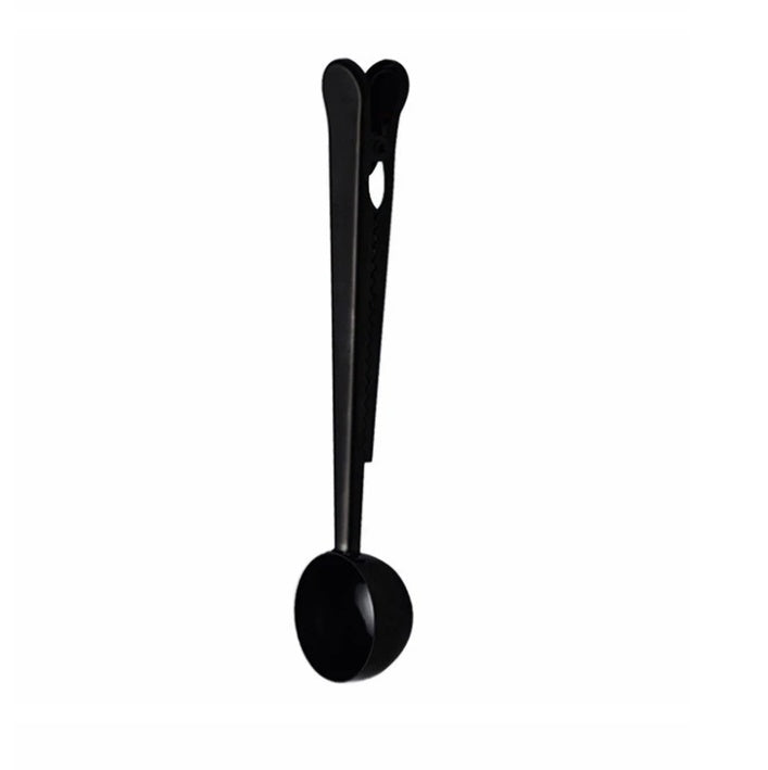 Coffee Clip Spoon — Stainless Steel Scoop & Bag Sealer