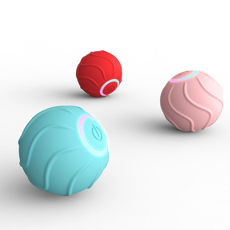 Smart Rolling Cat Toy Ball – USB Rechargeable Automatic Bouncing & Interactive Play Ball for Kittens