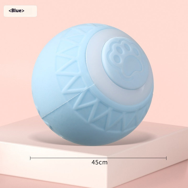 Automatic Moving Bouncing Ball – Smart Self-Rolling Cat Toy for Indoor Kittens
